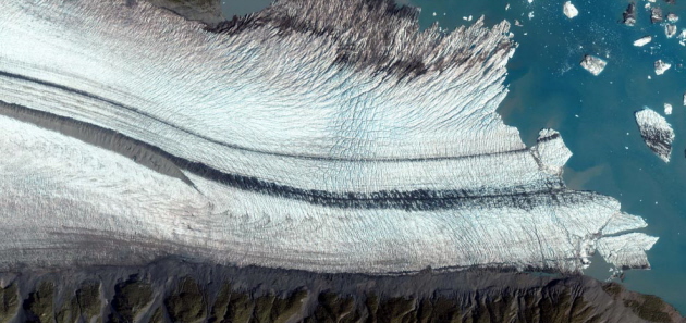 Bear Glacier, NASA photo